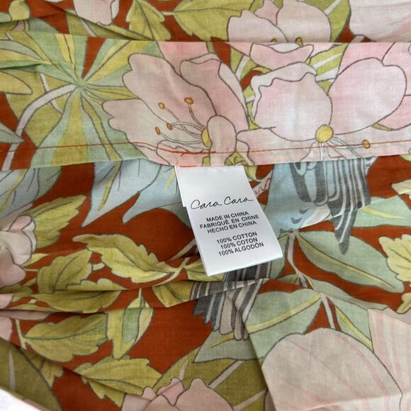 NEW Cara Cara Ruby Midi Dress XS/Small Newberry Tropic Clay Floral Cotton Causal - Picture 10 of 13